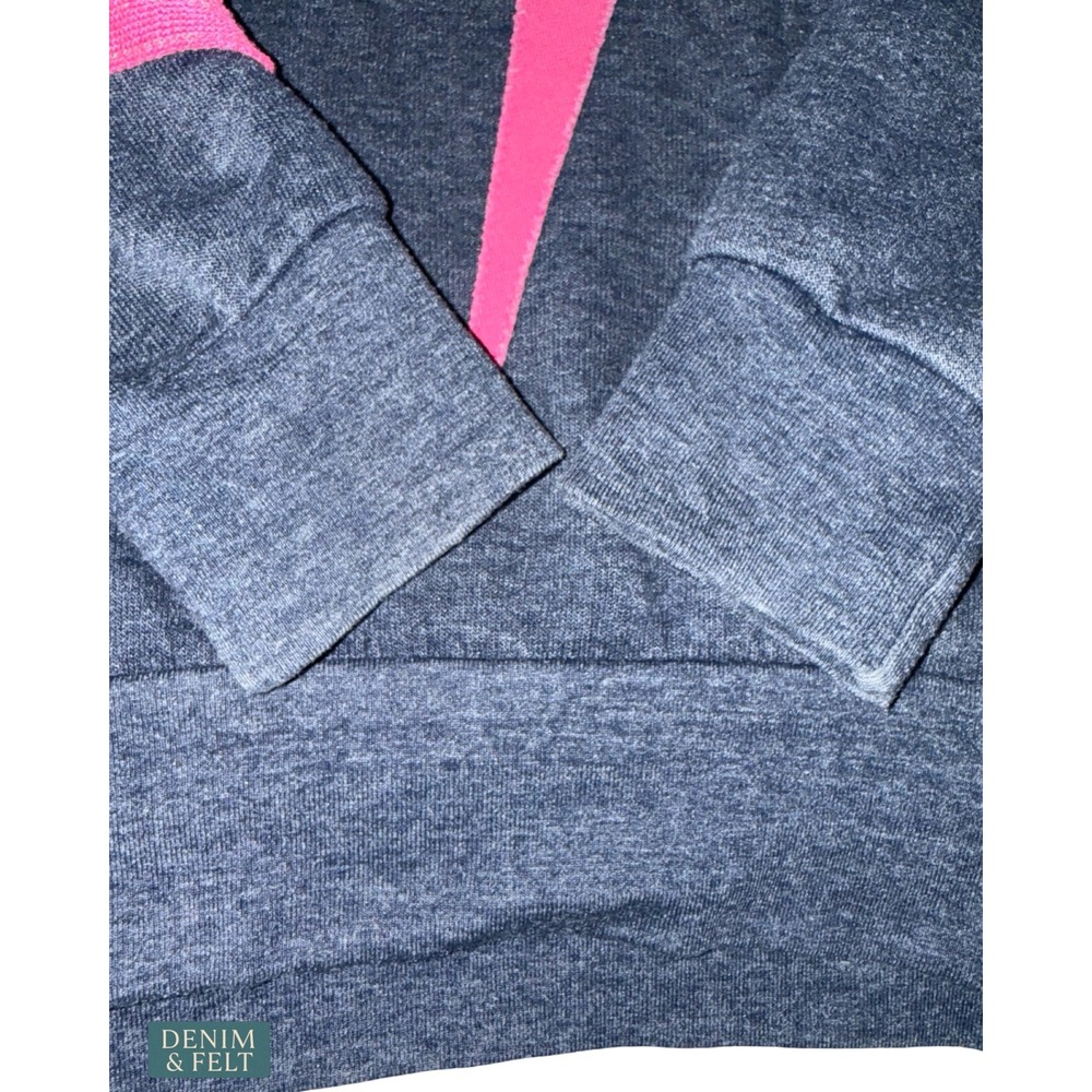 Aviator Nation Lightning Bolt Rainbow Sleeve Pullover Sweatshirt Navy Lounge XS - Picture 9 of 11